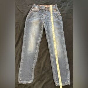 Girls 8R Jeans Justice With 1 Snap and no Zipper Stretchy so great for Growing